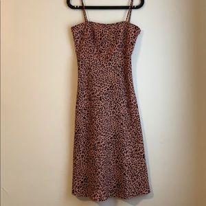 Leopard print dress